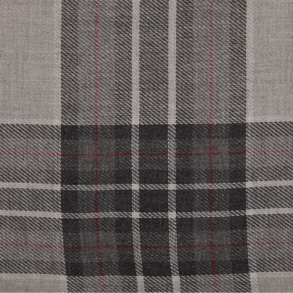Plaid Farmhouse Linen Throw Pillow Cover - Picture 3 of 4